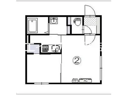 N-MODE・N19(1LDK/2階)の間取り写真