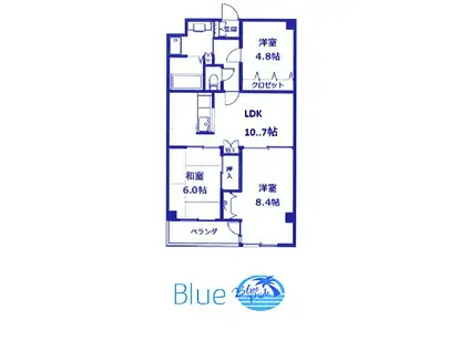 ルミエール湘南台(3LDK/3階)の間取り写真