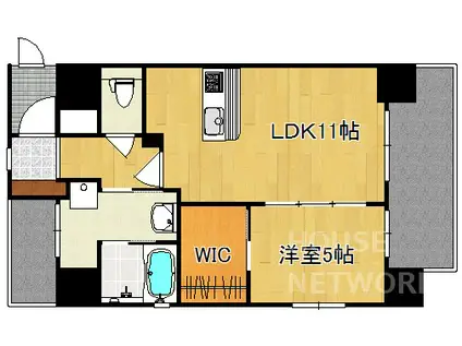 VENT LUXEヴァンリュクス(1LDK/2階)の間取り写真