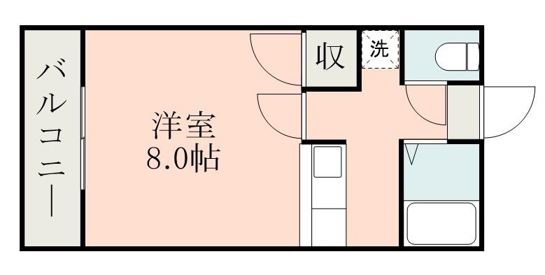 プレミールメゾン(1K/1階)の間取り写真