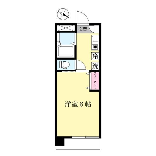 サンパティオ(1K/5階)の間取り写真