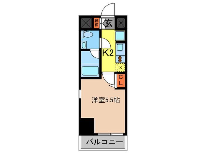 T´S GARDEN東池袋(1K/9階)の間取り写真