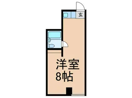 サンエーハイツ(ワンルーム/1階)の間取り写真