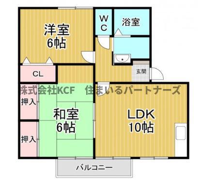ANNEX(2LDK/1階)の間取り写真