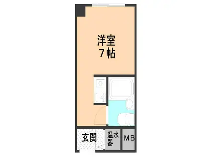 元町アーバンライフ(ワンルーム/6階)の間取り写真