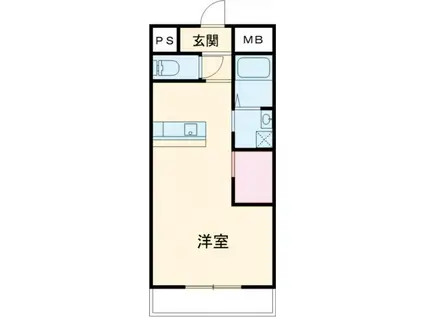 セリオメゾン原新町(ワンルーム/3階)の間取り写真