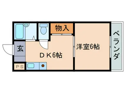 加藤マンション(1DK/3階)の間取り写真