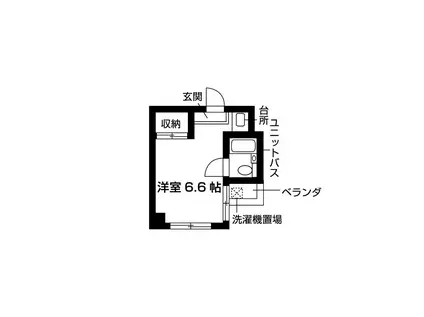 ウィッシュ河原町(ワンルーム/3階)の間取り写真