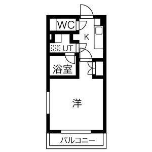 タウンライフ藤が丘東(1K/3階)の間取り写真