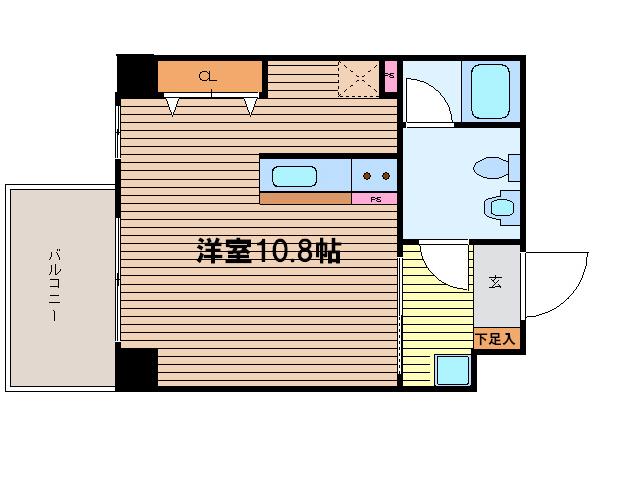 ラナップスクエア南森町NEXTSTAGE(ワンルーム/6階)の間取り写真