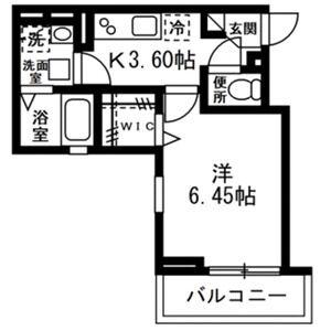 ヴェルデ塩焼(1K/3階)の間取り写真