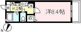 レジデンス(1K/1階)の間取り写真