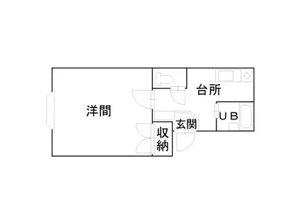 セリバ.ノブル(1K/2階)の間取り写真