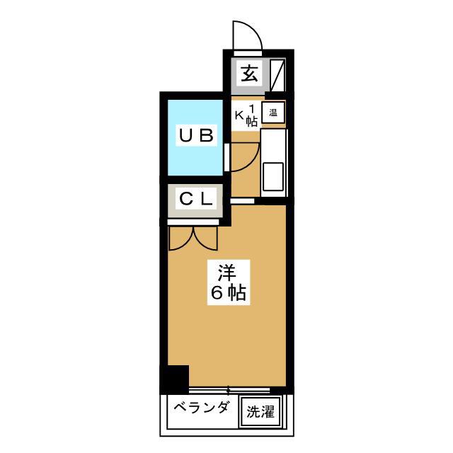 フジマンション第3(ワンルーム/1階)の間取り写真