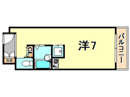 サムティ神戸浜崎通(ワンルーム/3階)の間取り写真