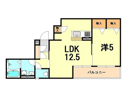 SHA-MAISON K (1LDK/4階)の間取り写真