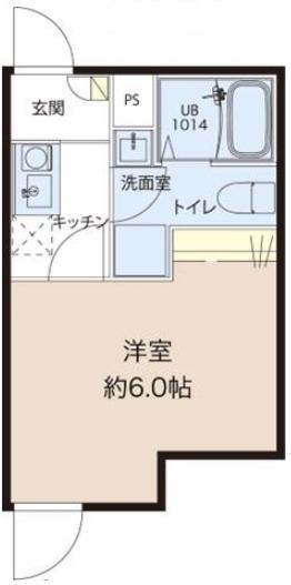 レピュア蓮根レジデンスイースト(1K/3階)の間取り写真