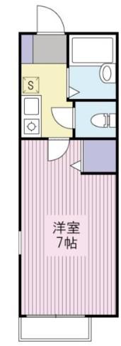 ガーデンハウス三軒茶屋(1K/3階)の間取り写真