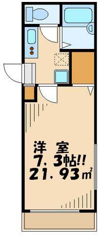 フローラ桜上水(1K/2階)の間取り写真