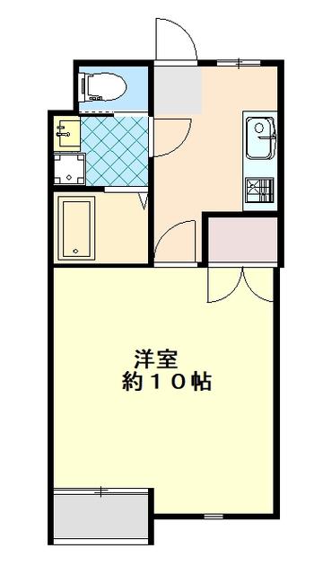 アーバンライフ(1K/1階)の間取り写真