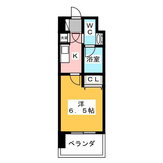 HF上石神井レジデンス(1K/4階)の間取り写真