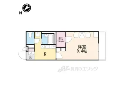 レオパレスKEN(1K/2階)の間取り写真