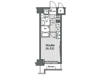 ガラ・ステージ大崎(1K/3階)の間取り写真