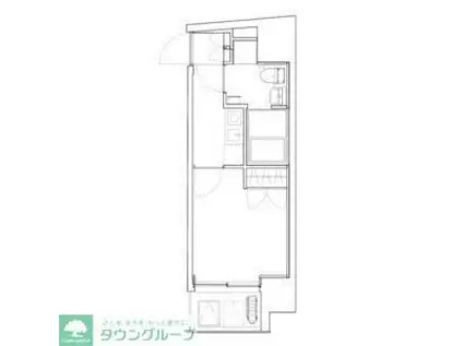 CITY WALK練馬(1K/7階)の間取り写真