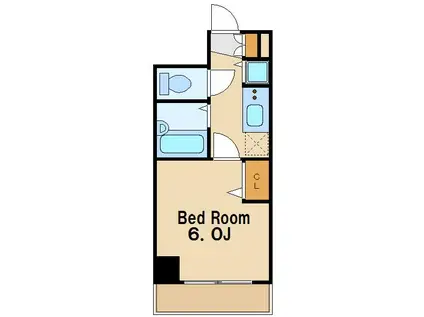 ブライズ中野新橋(1K/6階)の間取り写真