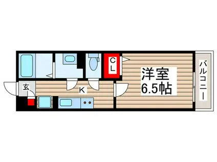 リブリ・VERDE(1K/1階)の間取り写真