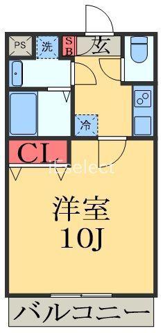 SEASIDERESIDENSE(1K/4階)の間取り写真