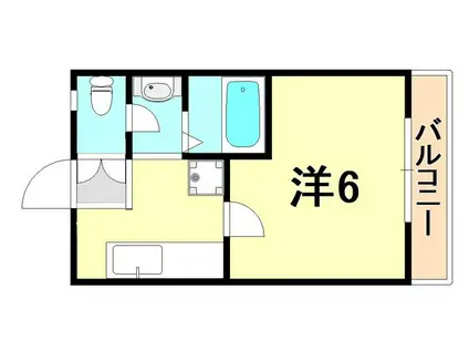 ファーストマンション(1K/1階)の間取り写真