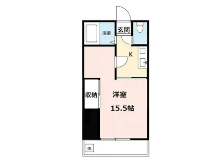 メゾール52(1K/3階)の間取り写真