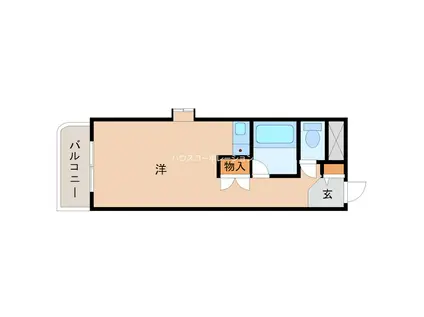 ヴェルテスIKEMOTO(ワンルーム/2階)の間取り写真