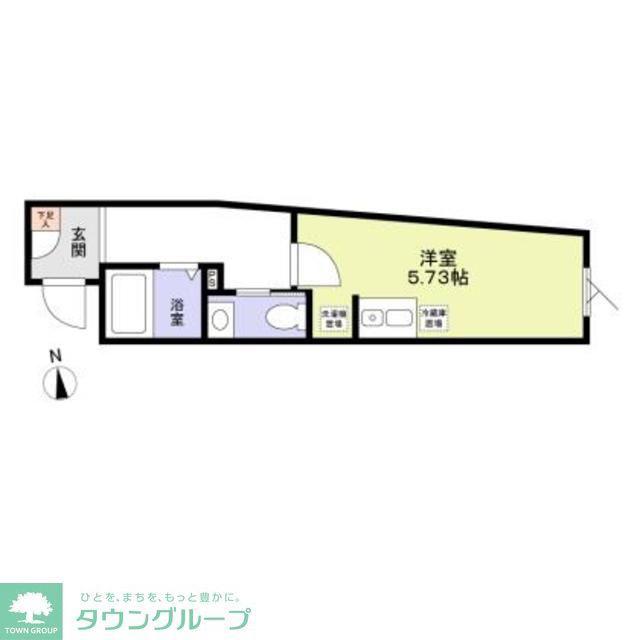 MONOLOGUE(ワンルーム/4階)の間取り写真
