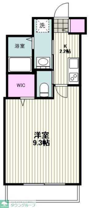 MAISON DE ONZE(1K/1階)の間取り写真