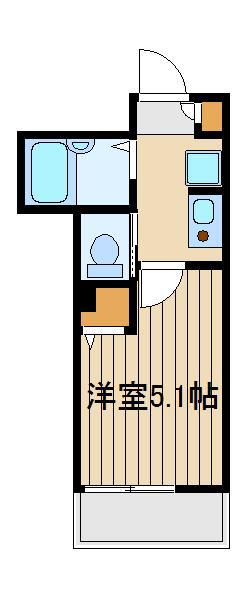 エメロード江古田(1K/1階)の間取り写真