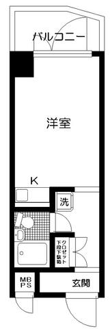 日神パレス東高円寺(ワンルーム/6階)の間取り写真