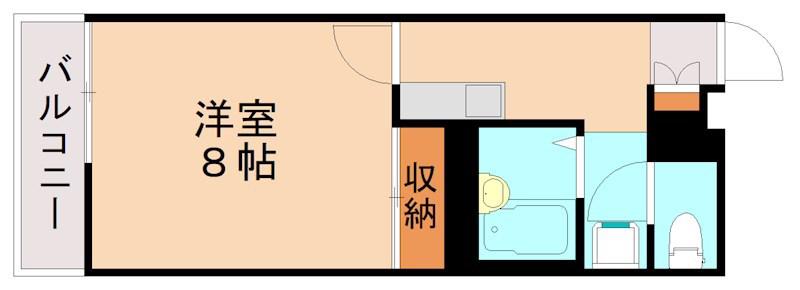 レオネクストサンライズ小熊野(1K/3階)の間取り写真