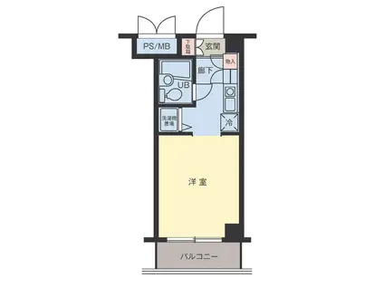 スタープラザ向ヶ丘遊園(1K/7階)の間取り写真
