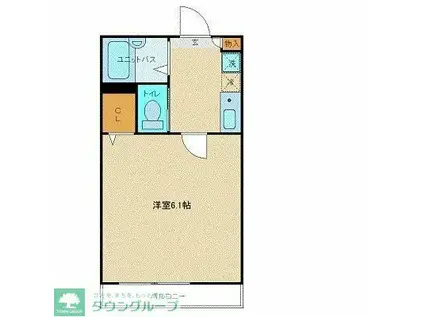 フェリーチェ阿佐ヶ谷I(1K/2階)の間取り写真