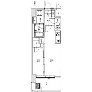 S-RESIDENCE烏森AUREATE(1LDK/6階)の間取り写真
