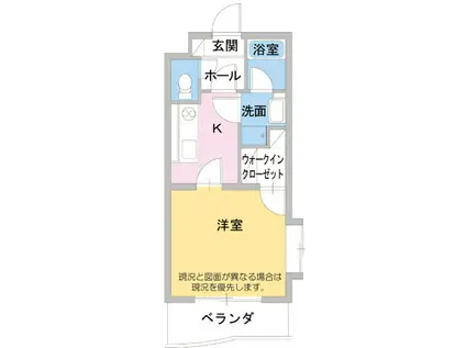 スタジオ・ア・レーズ(1K/2階)の間取り写真