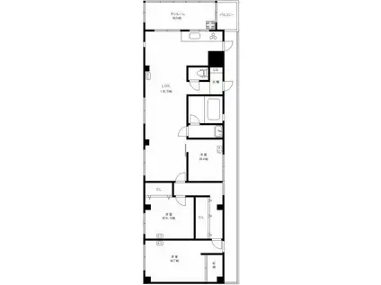ミツヤハイツ(3LDK/3階)の間取り写真