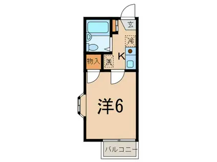 RENGE-SO(1K/2階)の間取り写真