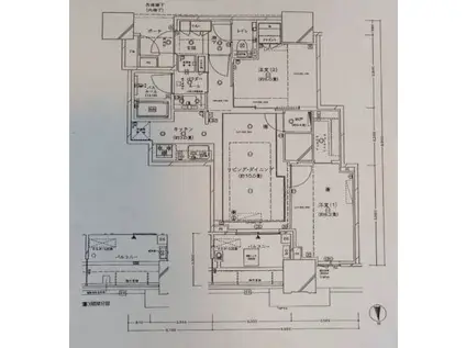 ドゥ・トゥール キャナル&スパ ウエスト(2LDK/28階)の間取り写真