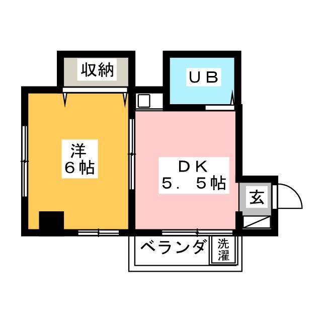 リックハイム こしみつ(1DK/3階)の間取り写真