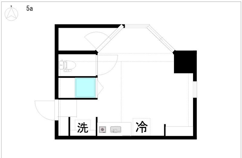 LEVANTE SAKAE イースト(ワンルーム/5階)の間取り写真