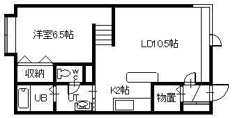MOLTI(1LDK/2階)の間取り写真