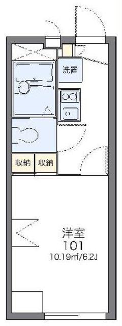 レオパレス向陽II(1K/2階)の間取り写真